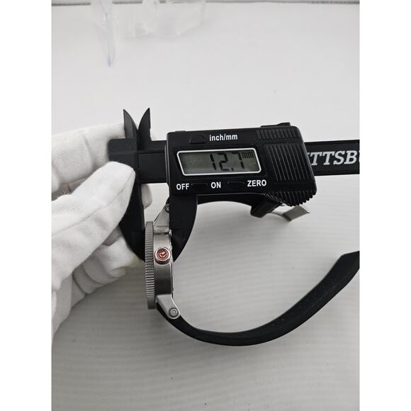 Mens Redline Compressor World Time YELLOW DIAL Quartz Watch New Battery Rare - Picture 10 of 10